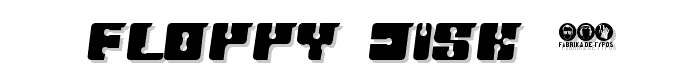 FLOPPY DISK 2 font
